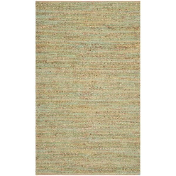 Safavieh Cape Cod Hand Woven Small Rectangle Rug- Green- 4 x 6 ft. CAP851C-4 - main